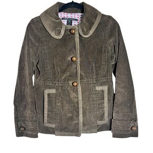 Marc Jacobs Brown Corduroy Cotton Stylish Y2K Preppy Chic Utility Jacket SZ 2